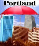The above illustration is Patrick Burke's Portland with Rain. Patrick Burke Photography & Graphic Design
